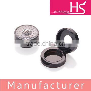 round shaped compact powder case