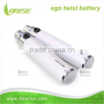 2014 New arrival ego twist e cigarette variable voltage ego twist battery 650mah /900mah /1100mah