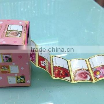 Christmas gift Ornament Stickers 60pcs in gift box- Christmas Party