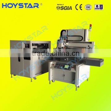 Flat automatic screen printing machine for aluminum sheet