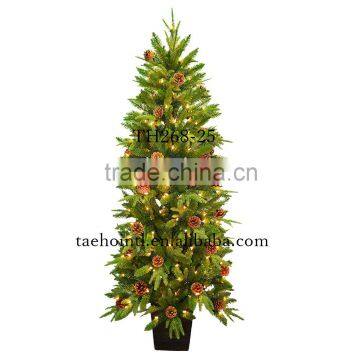 PE Mixed Potted Tree with LIGHTS