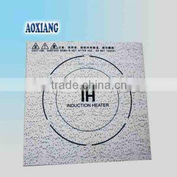 Hot! Customized induction cooker glass 4mm-19mm Cooker Hob Ceramic Glass Panels / glass ceramic cooking panel