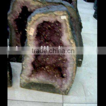 Natural Rock Amethyst Geode