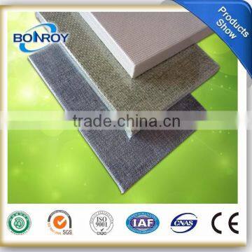 600x1200x50mm fiberglass acoustic wall panel low density 100kg/m3