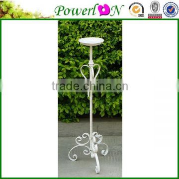Antique Metal White Vintage Standing Wrough Iron Candle Holder Home Furniture For Decoration TS05 G00 C00 X00 PL08-5841