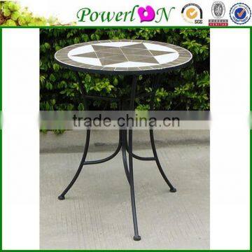 Discounted Unique New Metal Fashion Mosaic used round banquet Tables for sale