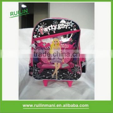 Stylish Party Girl Teens School Trolley Bags