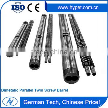 Conical parrellal single twin screw plastic extruder screw and barrel