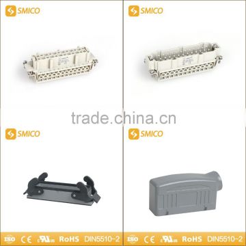 SMICO Hot New Products 24 Pins Industrial Side Entry Heavy Duty Pin Connector
