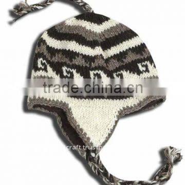 Knitted Hat with Ear flap