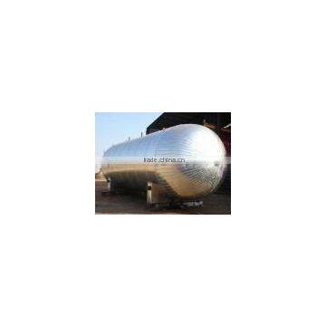 Chemical storage tank for liquid CO2