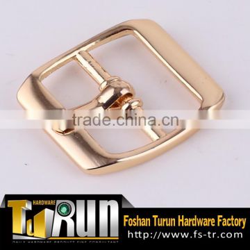 Wholesale hot selling alloy light gold shoe buckle for ladies