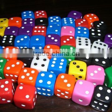 2015 New design round corner colorful casino dice