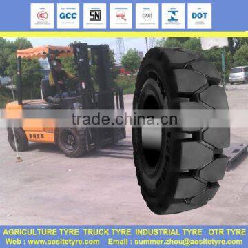 China brand new tyres prices 7.00-12 solid forklift tire