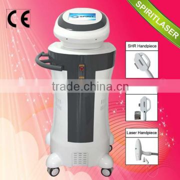 Super combination of SHR fast hair removal, laser tattoo removal, IPL facial hair removal equipment
