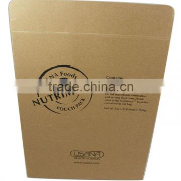 food kraft paper printing box packaging box for dutch chocolate