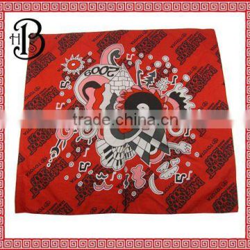 beautiful fashion100% multifunction red cotton bandana