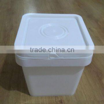 Plastic square pail 5L food grade pure PP material