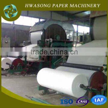 1575 width 3-5T capacity new condition tissue paper making machine