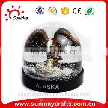 OEM hot sale cheap america eagle snow globe for sale