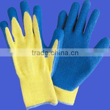 Latex coated aramid garden glove