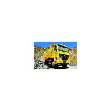 Yellow 336 Horsepower Manual Heavy Duty Dump Truck / Diesel 6x4 Dump Truck