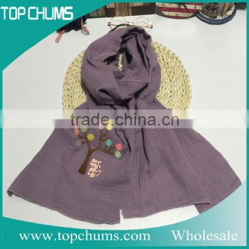 Custom kids scarf High quality made in guangzhou scarf