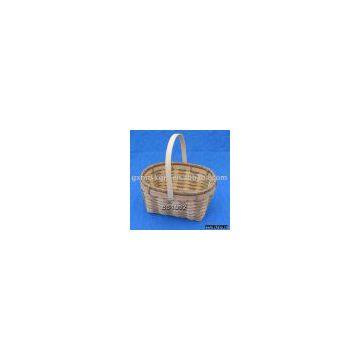 beautiful wooden basket