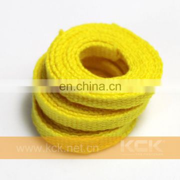 Flat Cotton Rope ,4mm Yellow