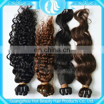 Hot Beauty Hair Colored Curly Indian Human Remy Hair