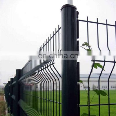 Hot sale 3D triangle bending panel fence  3D Curved Welded  Garden Fence  for farm