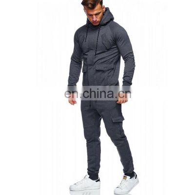 2021  Fashion blank Gym fitness Tracksuit wholesale for men hoodies