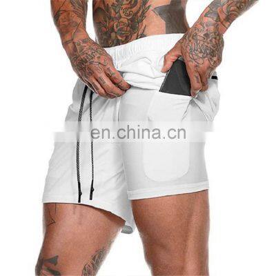 Wholesale Running Shorts 2, In 1 Sports Pants Mesh Quick Dry Men'S Gym Shorts/