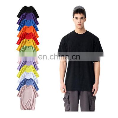 wholesale custom summer new round neck T-shirt large size men's sportswear short-sleeved cotton loose t-shirt