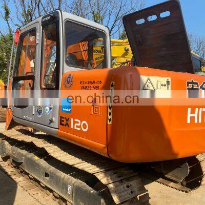 Hitachi EX120-5 crawler excavator , Japan midi excavator 12ton in Shanghai