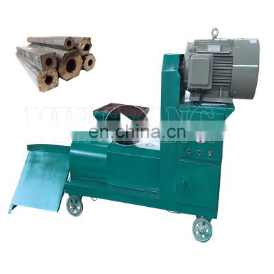 Factory sale wood sawdust pini kay recycling log briquetting making briquette machine from sawdust