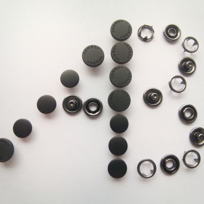TOMBOY logo cap prong ring snap button 333#12mm for shits