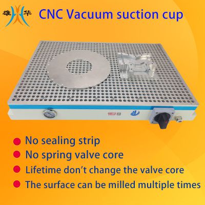 Xionghua non-spring spool non-plugging hole vacuum sucker CNC machining center porous vacuum scution table XHCH400600