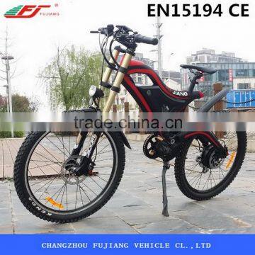 2015 500W highest options mountain electric bike with big front shoulder fork