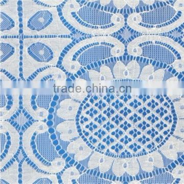 2015 newest design tricot knit lace fabric with cariety of color