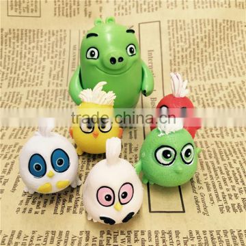 3d cartoon small toys plastic figurines