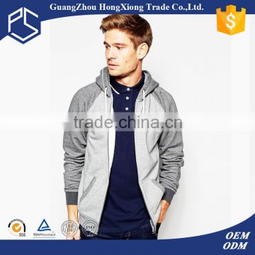 Guangzhou oem wholesale 280gm sports two tone hoodies