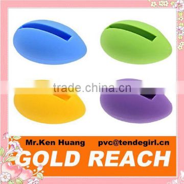 Cute Egg Shaped Silicone Stand Music Audio Loud Speaker