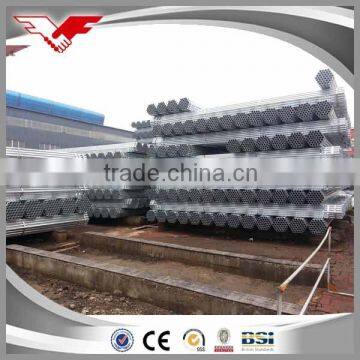 ASTM A-53 GR A SCH 40 galvanized steel pipe size