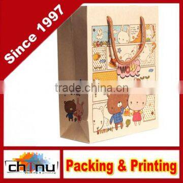 Art Paper White Paper Gift Shopping Promotion Bag(210091)