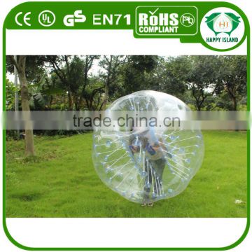 HI CE Promotional inflatable body zorb ball,bubble soccer ball for adult,football bubble balls