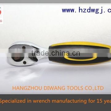Top Quality Two-way Rubber-handle Ratchet handle Wrench