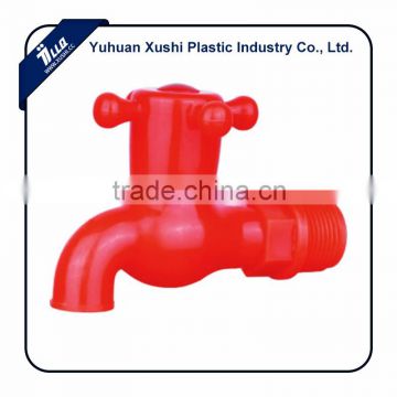 Plastic virgin materials Red Transparent water system outdoor faucet