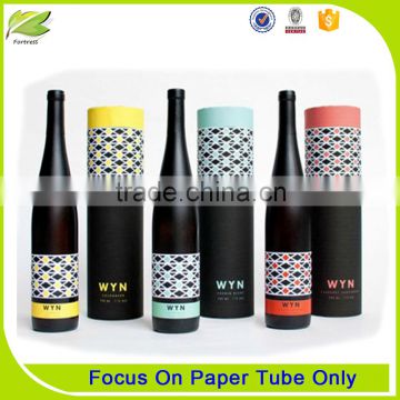 Accept custom order paper wine tube