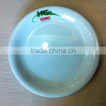 printed melamine plate or melamine solid white plate